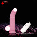 Foreskin Dildo Vibrating Penis for Women Sex (DYAST395D)